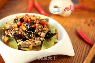 红油莴苣拌腰花的做法步骤:10