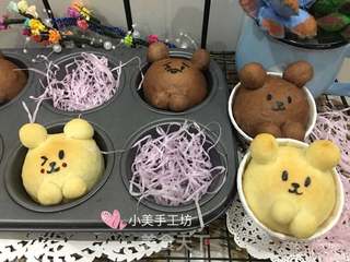 #第四届烘焙大赛暨是爱吃节#萌萌哒小熊面包的做法步骤:12