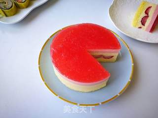 #第四届烘焙大赛暨是爱吃节#草莓慕斯蛋糕的做法步骤:24
