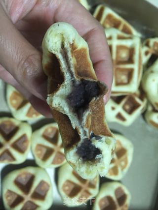 #第四届烘焙大赛暨是爱吃节#豆沙华夫饼的做法步骤:6