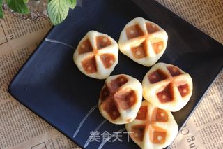 #第四届烘焙大赛暨是爱吃节#豆沙华夫饼的做法步骤:7
