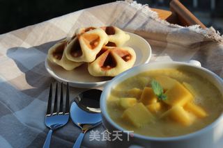 #第四届烘焙大赛暨是爱吃节#豆沙华夫饼的做法步骤:10