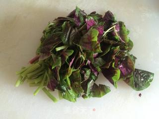 冰糖绿豆苋菜安神粥的做法步骤：3