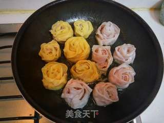 玫瑰煎饺的做法步骤:19