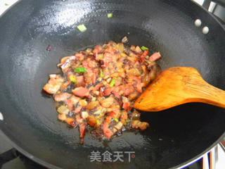 腊肉糯米卷的做法步骤:10