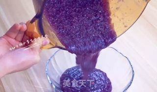 无油无糖,细腻软糯——紫薯米糕的做法步骤:6