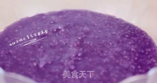 无油无糖,细腻软糯——紫薯米糕的做法步骤:7