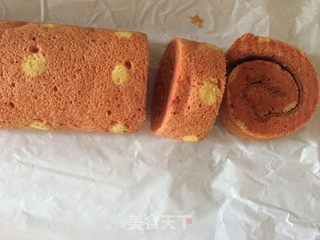 #第四届烘焙大赛暨是爱吃节#波点蛋糕卷的做法步骤:14