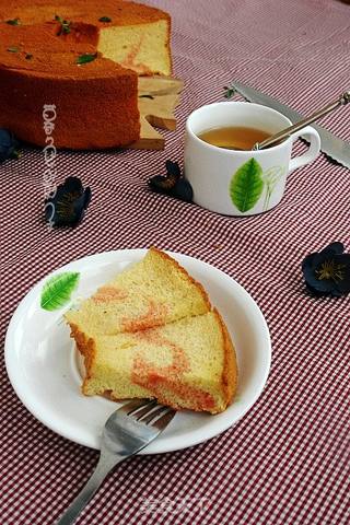 #第四届烘焙大赛暨是爱吃节#八寸海绵花色蛋糕的做法步骤:14