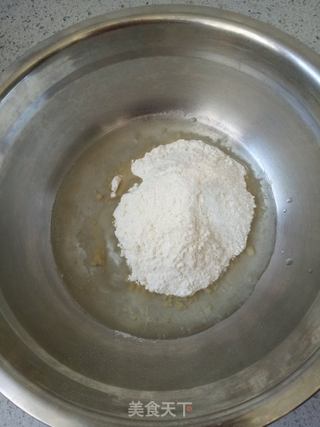 #第四届烘焙大赛暨是爱吃节#花酥的做法步骤:3