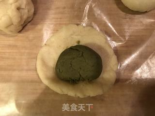 #第四届烘焙大赛暨是爱吃节#抹茶蛋黄酥的做法步骤:5