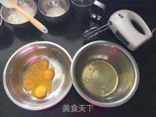 #第四届烘焙大赛暨是爱吃节#蓝天白云蛋糕卷的做法步骤:2
