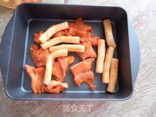 #第四节烘焙大赛暨是爱吃节#奥尔良烤肉片年糕的做法步骤:4