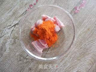 #第四节烘焙大赛暨是爱吃节#奥尔良烤肉片年糕的做法步骤:2