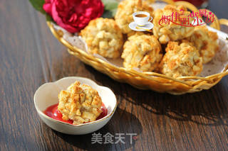 焦香土豆丸的做法步骤:13