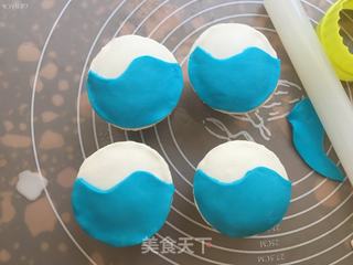 #第四届烘焙大赛暨是爱吃节#海洋翻糖蛋糕的做法步骤:12