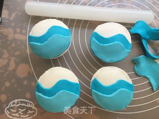 #第四届烘焙大赛暨是爱吃节#海洋翻糖蛋糕的做法步骤:13