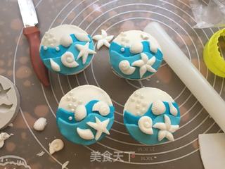 #第四届烘焙大赛暨是爱吃节#海洋翻糖蛋糕的做法步骤:16