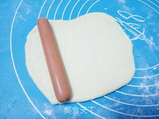 香葱火腿花式面包的做法步骤:6