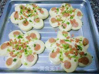 香葱火腿花式面包的做法步骤:12