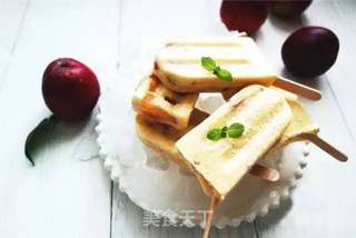 奶油黄桃冰棒的做法步骤:8
