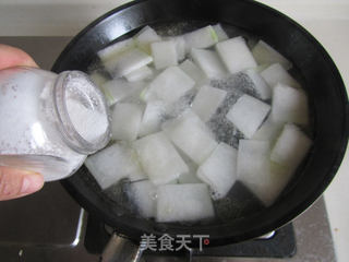 皮蛋冬瓜汤的做法步骤:4