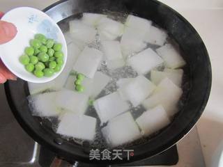 皮蛋冬瓜汤的做法步骤:5