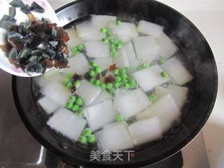 皮蛋冬瓜汤的做法步骤:6