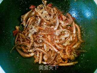 辣炒鱿鱼的做法步骤:7