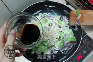 日式炒乌冬的做法步骤:8