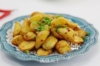 香辣少油健康版的——炸薯角的做法步骤：6