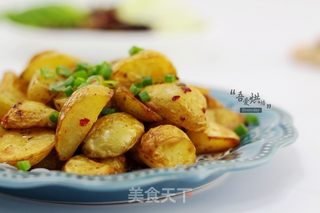 香辣少油健康版的——炸薯角的做法步骤：7