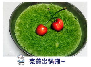 饭后甜点,青汁牛奶鸡蛋羹的做法步骤:6