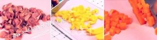 里脊肉时蔬焗土豆—让宝宝爱上吃平淡无味的土豆的做法步骤:2