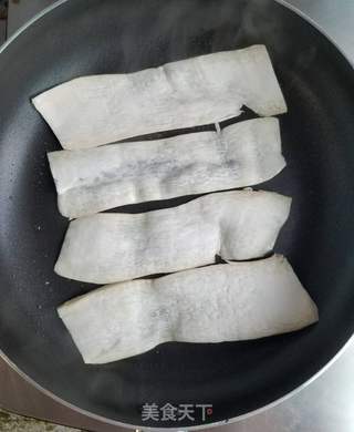 香煎杏鲍菇的做法步骤:4