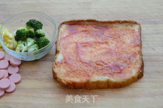 吐司披萨的做法步骤:2