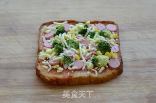吐司披萨的做法步骤:4