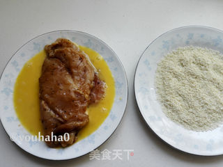 无油版爆浆鸡排的做法步骤:4