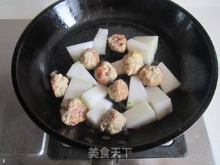 杂蔬冬瓜烧土豆丸的做法步骤:9