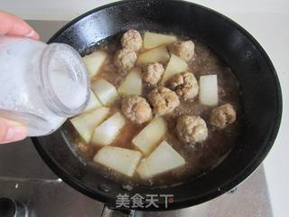 杂蔬冬瓜烧土豆丸的做法步骤:11