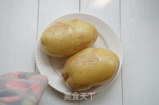 香肠烤土豆的做法步骤:3