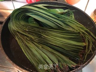 蛋黄五花肉粽的做法步骤:6