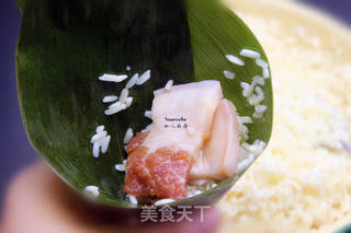 鲜肉咸味粽的做法步骤:6
