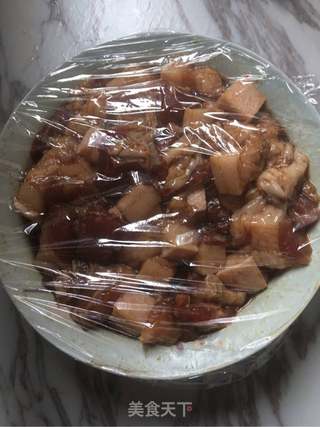 鲜肉香菇粽的做法步骤:7
