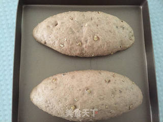 #ACA第四届烘焙大赛#造色情怀 全麦面包的做法步骤:11