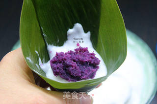 紫薯水晶粽的做法步骤:6