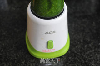 #ACA第四届烘焙大赛#造色情怀 青菜汁绿豆糕的做法步骤:5