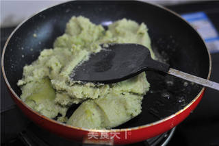 #ACA第四届烘焙大赛#造色情怀 青菜汁绿豆糕的做法步骤:7
