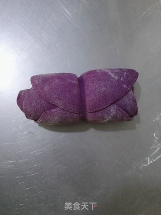 #ACA第四届烘焙大赛#造色情怀 紫薯玫瑰花的做法步骤:8