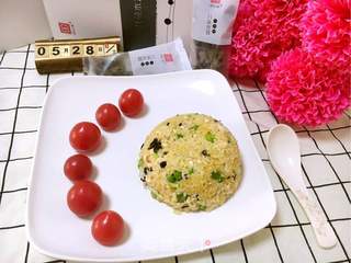#信任之美木耳试吃#四方来财炒饭的做法步骤:9